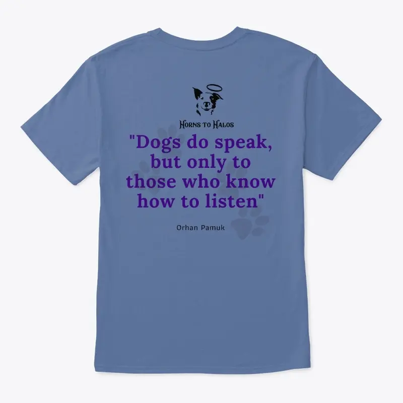 I'm not in the mood/ dogs do speak quote